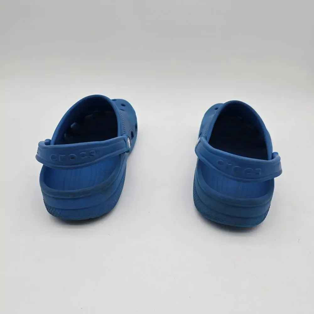 Crocs Sandals Womens 11 Mens Size 9 Blue Shoes Sport Adjustable Classic Cobalt